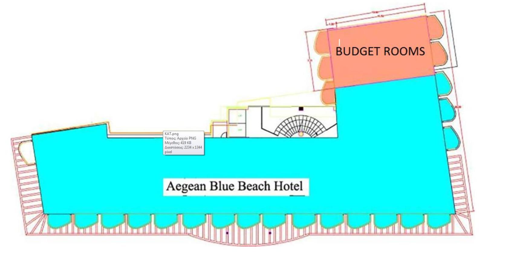 Aegean Blue Beach Hotel Nea Kallikrateia Exterior photo